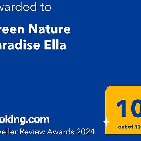 Green Nature Paradise Ella Exterior foto